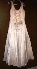 plain white dress size 18 back view
